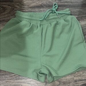 SHEIN Olive Green Athletic Shorts